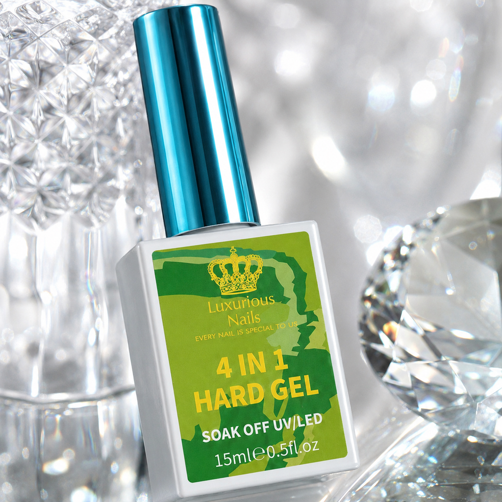Luxurious Nails 4 in 1 Hard Gel – Soak Off UV/LED 15ml