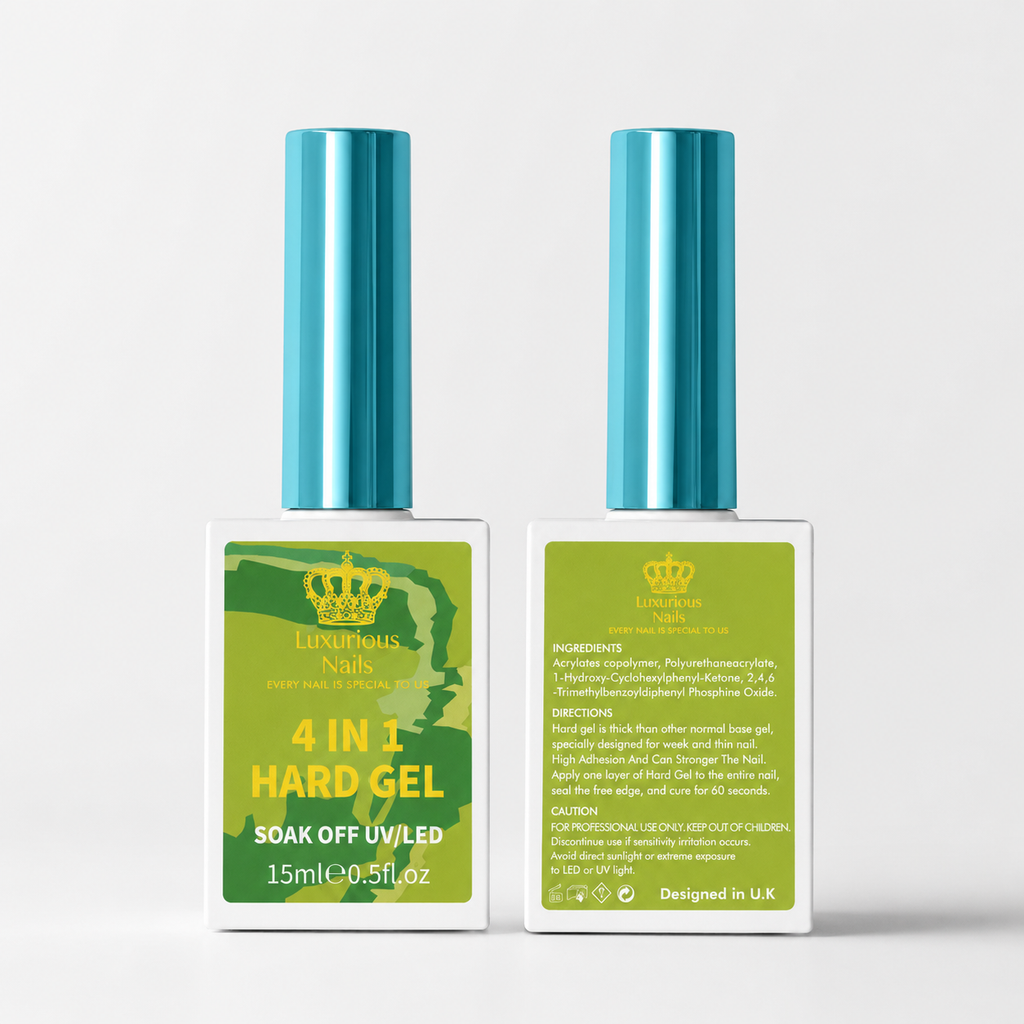 Luxurious Nails 4 in 1 Hard Gel – Soak Off UV/LED 15ml