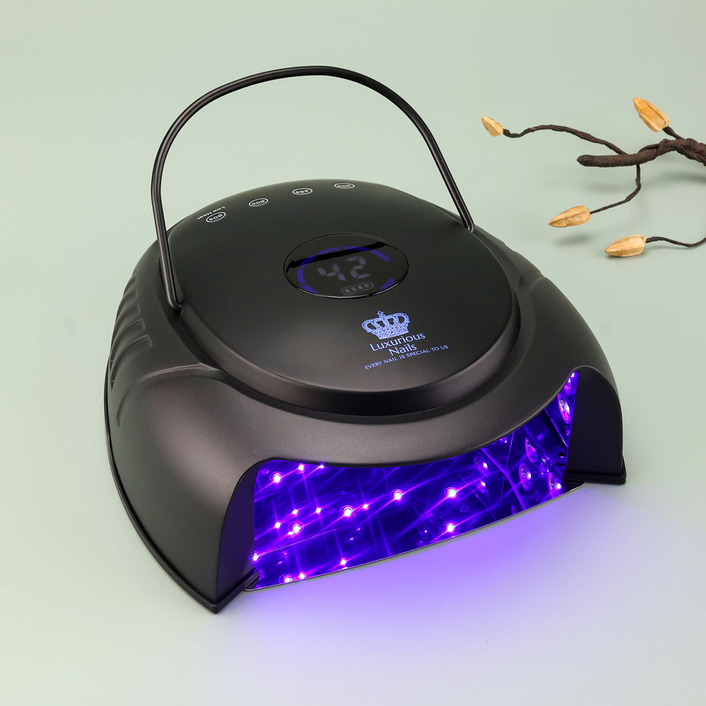 Luxurious Nails 64W UV/LED Nail Lamp – Fast Cure Gel Polish, Builder Gel & BIAB
