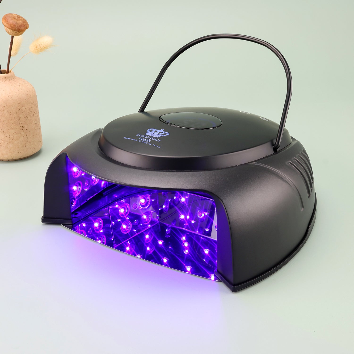Luxurious Nails 64W UV/LED Nail Lamp – Fast Cure Gel Polish, Builder Gel & BIAB